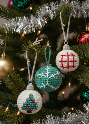 Crochet Whitesnow Ornament