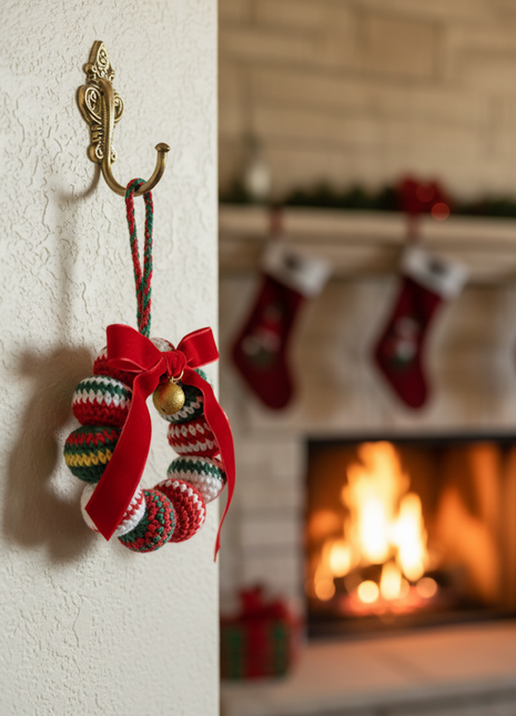 Jingle loop Crochet Christmas Charm