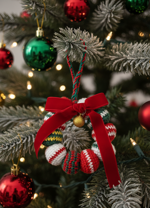 Jingle loop Crochet Christmas Charm