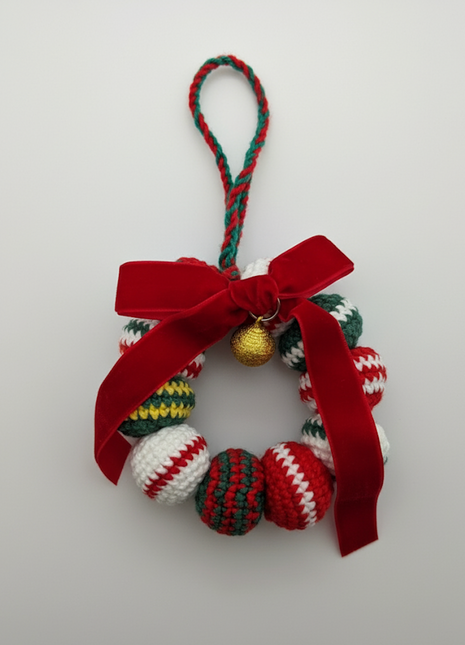 Jingle loop Crochet Christmas Charm