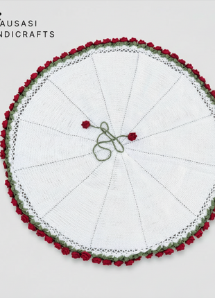 Handmade Crochet Rose Blanket Bouquet (Large)