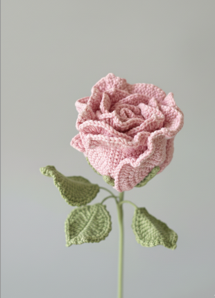 Single Big Crochet Rose