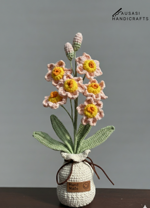 Crochet Daisy Pot
